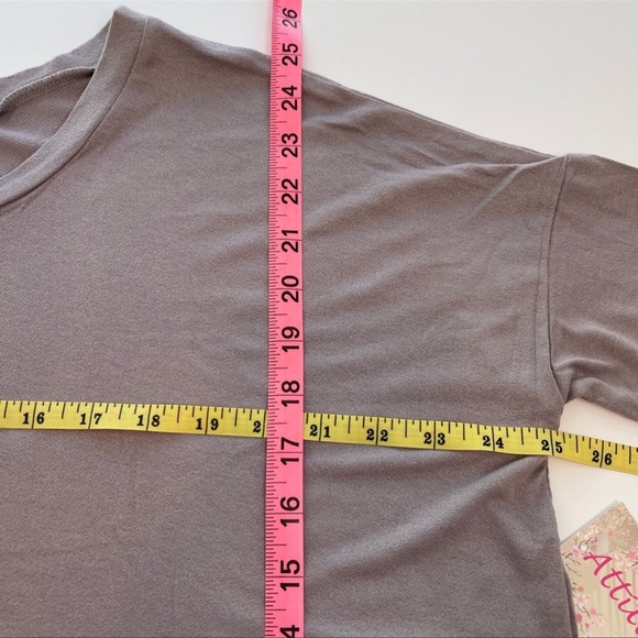 Enti Clothing Long Sleeve Raw Hem Tunic with Side Slits NWT Women’s Large - Picture 8 of 11